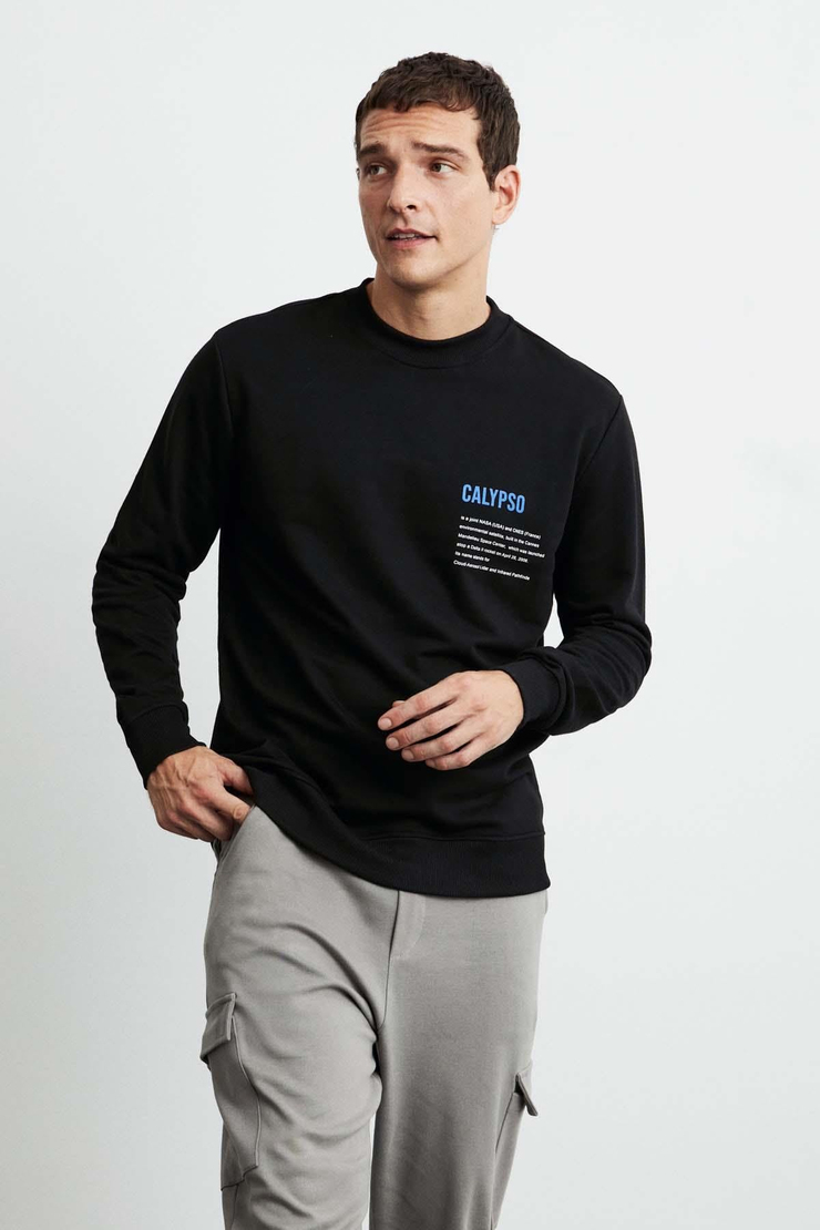 Zayd Comfort Siyah Sweatshirt
