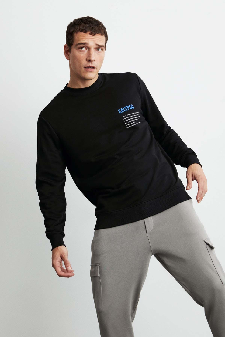 Zayd Comfort Siyah Sweatshirt