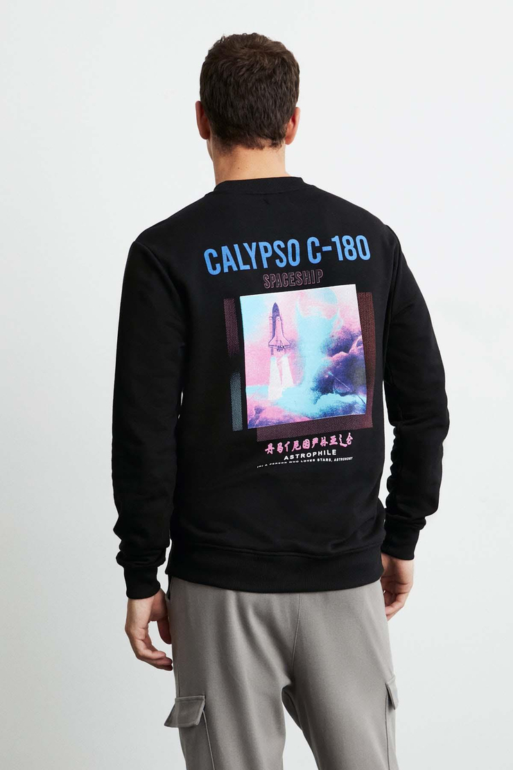 Zayd Comfort Siyah Sweatshirt