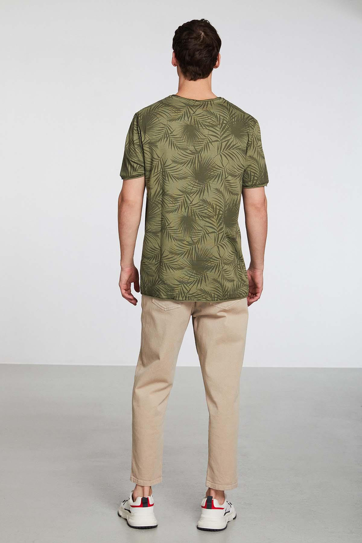 Zayden Örme Haki T-Shirt