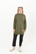 Düz Model Haki Sweatshirt 30644