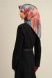 ARMİNE DESENLİ SAF İPEK TWİLL EŞARP 9308