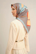 ARMİNE DESENLİ SAF İPEK TWİLL EŞARP 9317