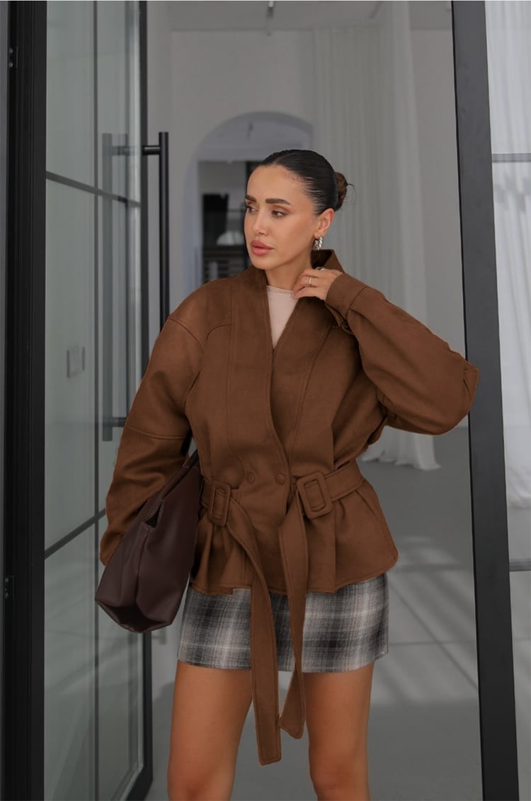 Camel Loria Süet Ceket