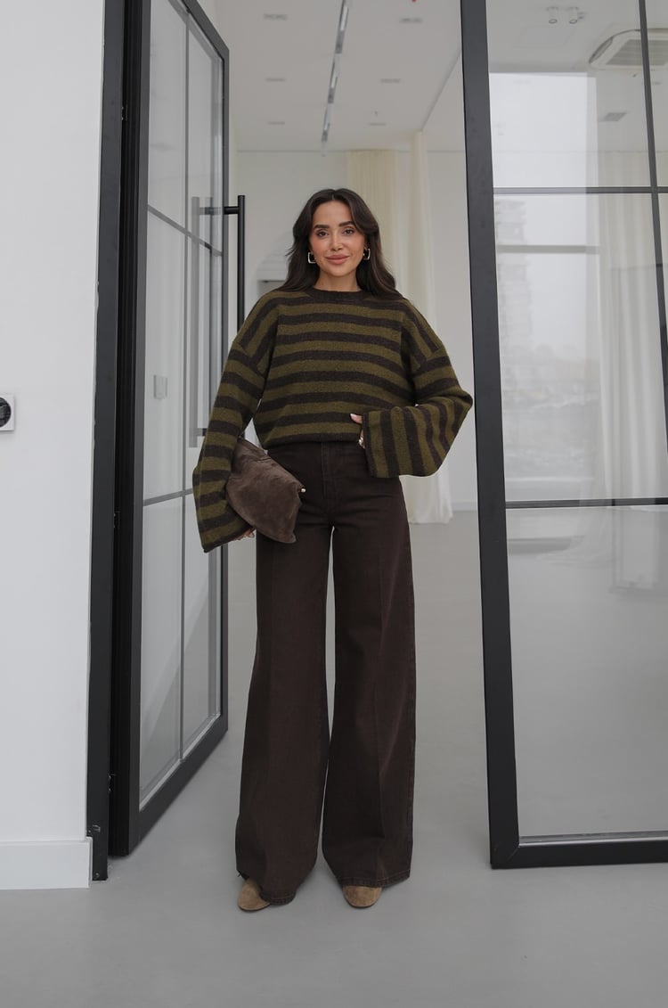 Kahverengi Zoya Wide Leg Jean