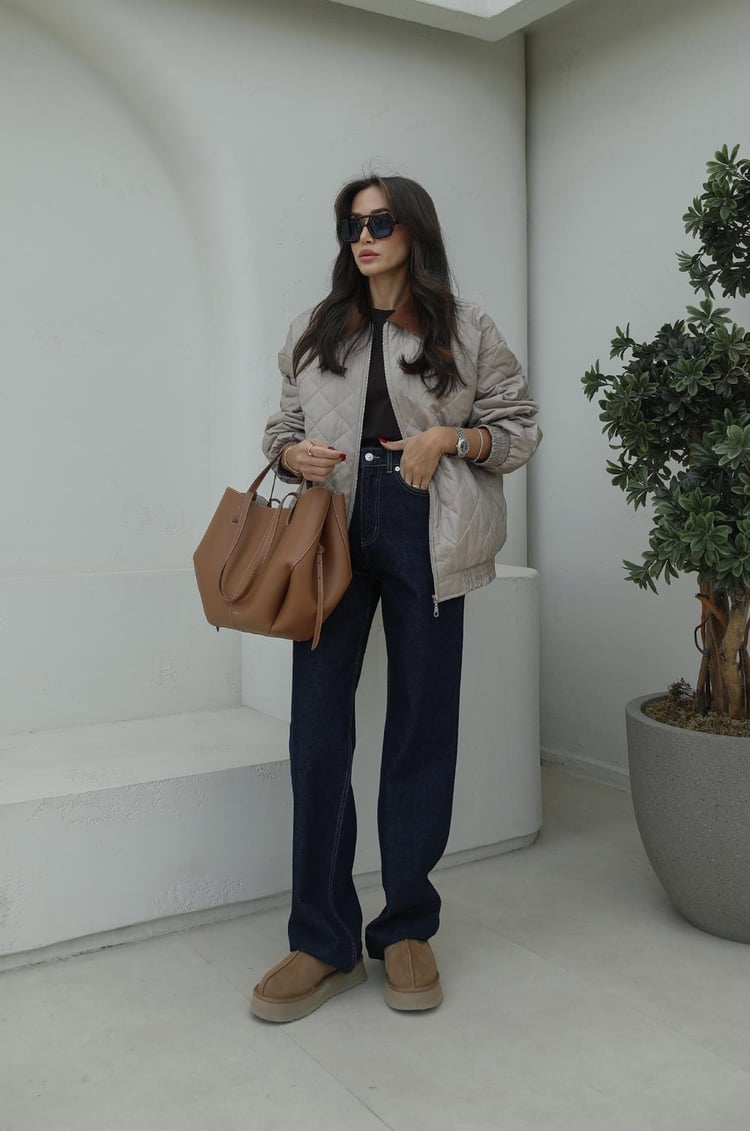 Koyu Lacivert Straight Jean