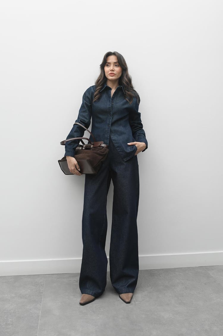 Lacivert Kennedy Denim Takım