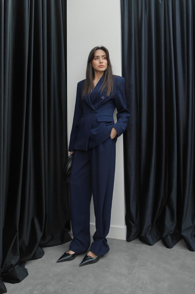 Lacivert Premium Blazer Ceket Pantolon Takım