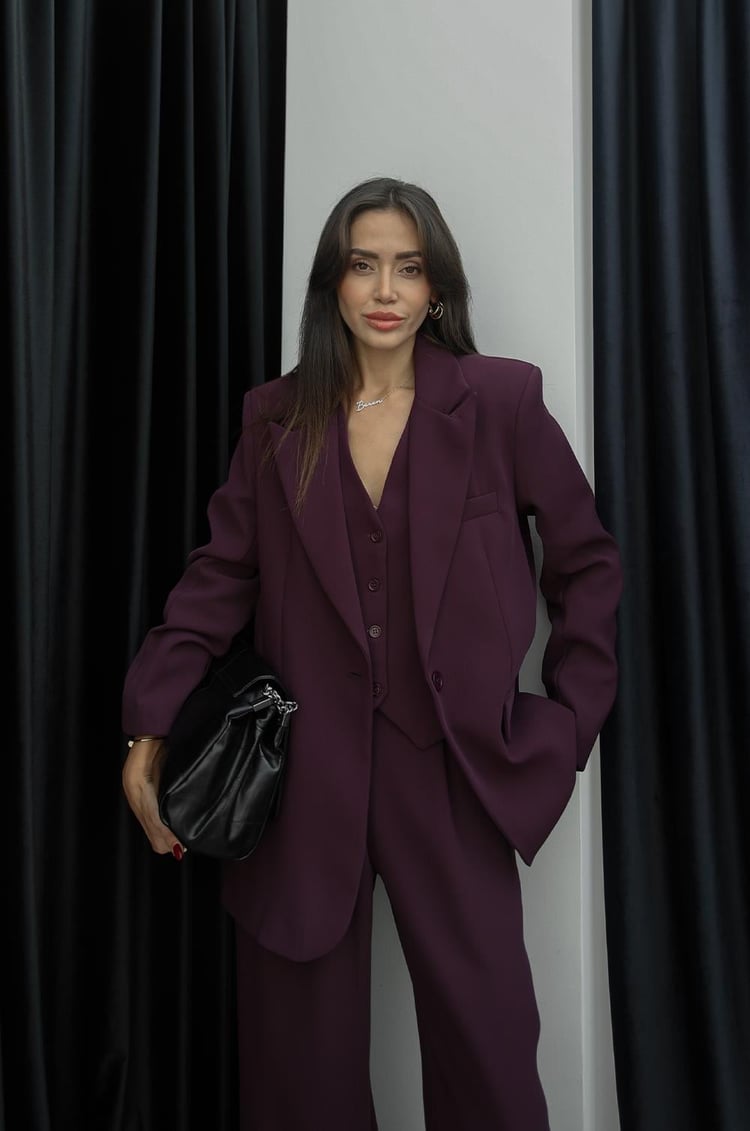 Mürdüm Shannon Vatkalı Blazer Ceket
