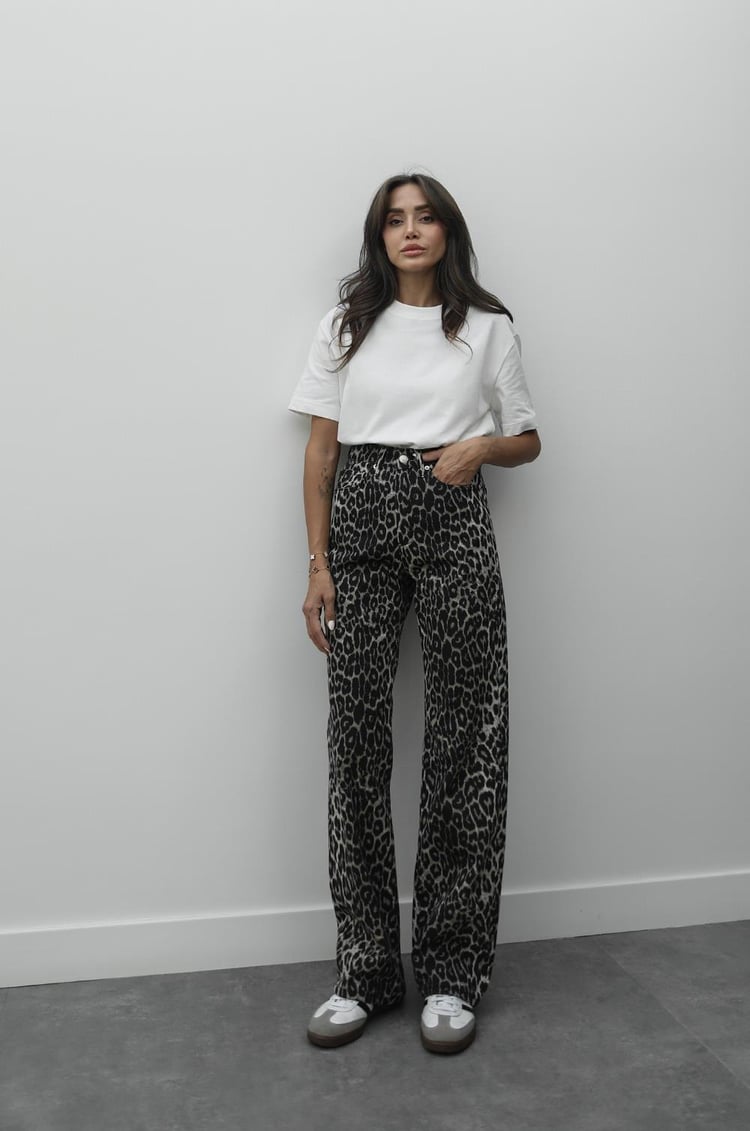 Rio Leopar Desenli Jean