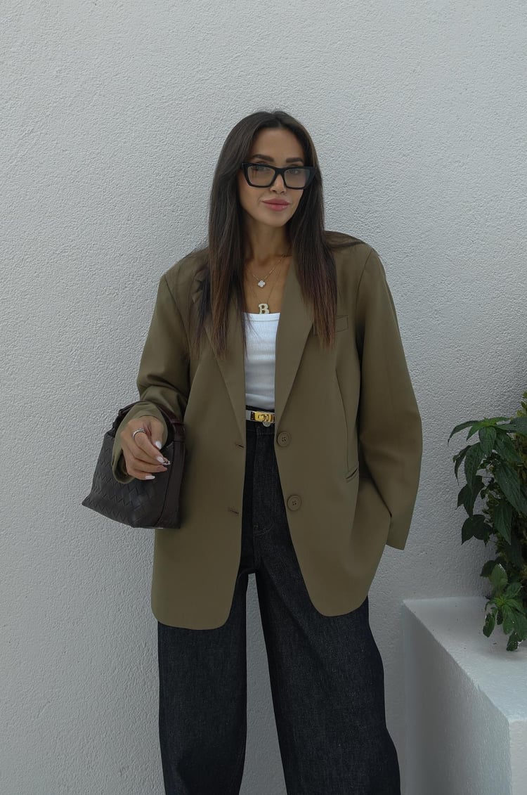 Vizon Oversize Blazer Ceket