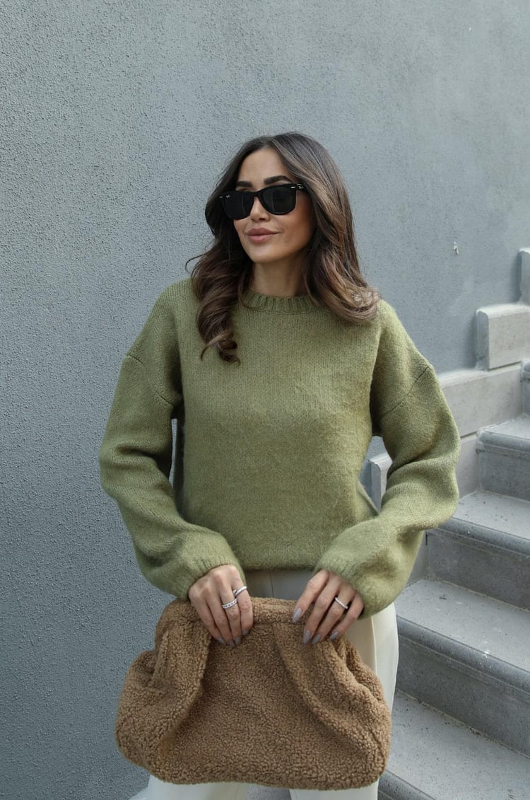 Yeşil Jessica Kazak