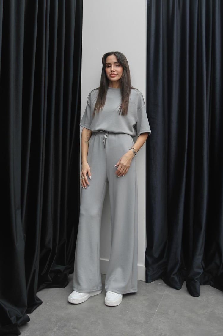 Açık Gri Darcy Modal Eşofman Takım