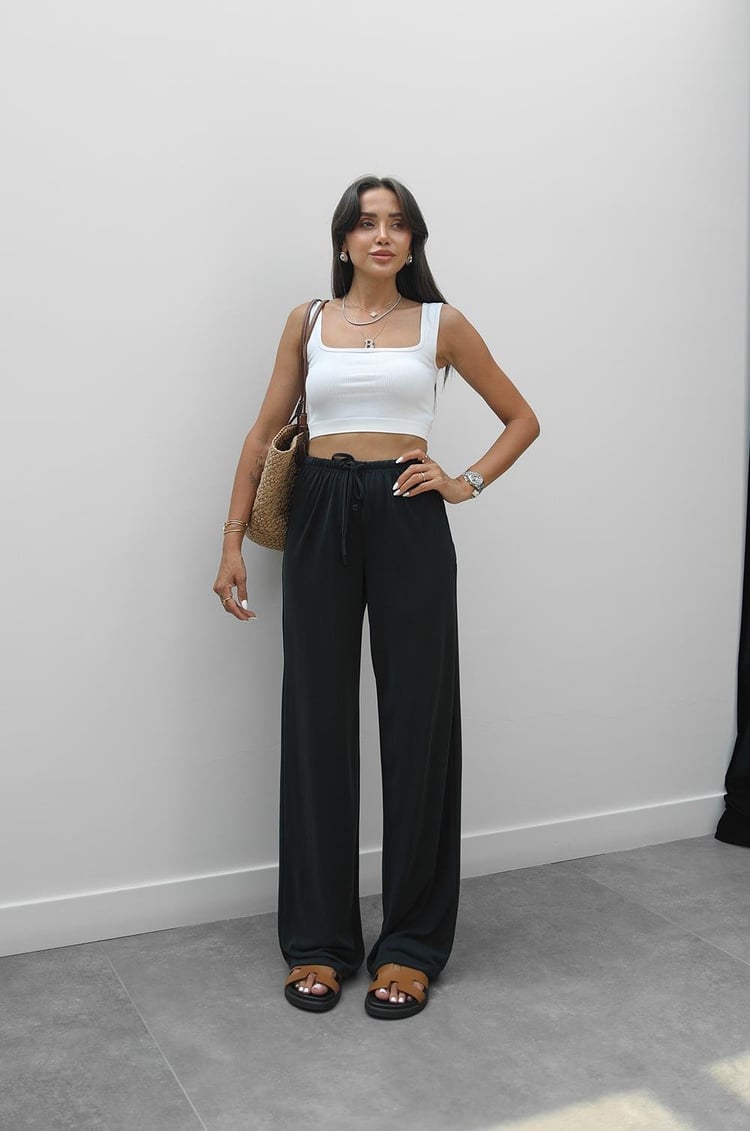 Antrasit Modal Pantolon