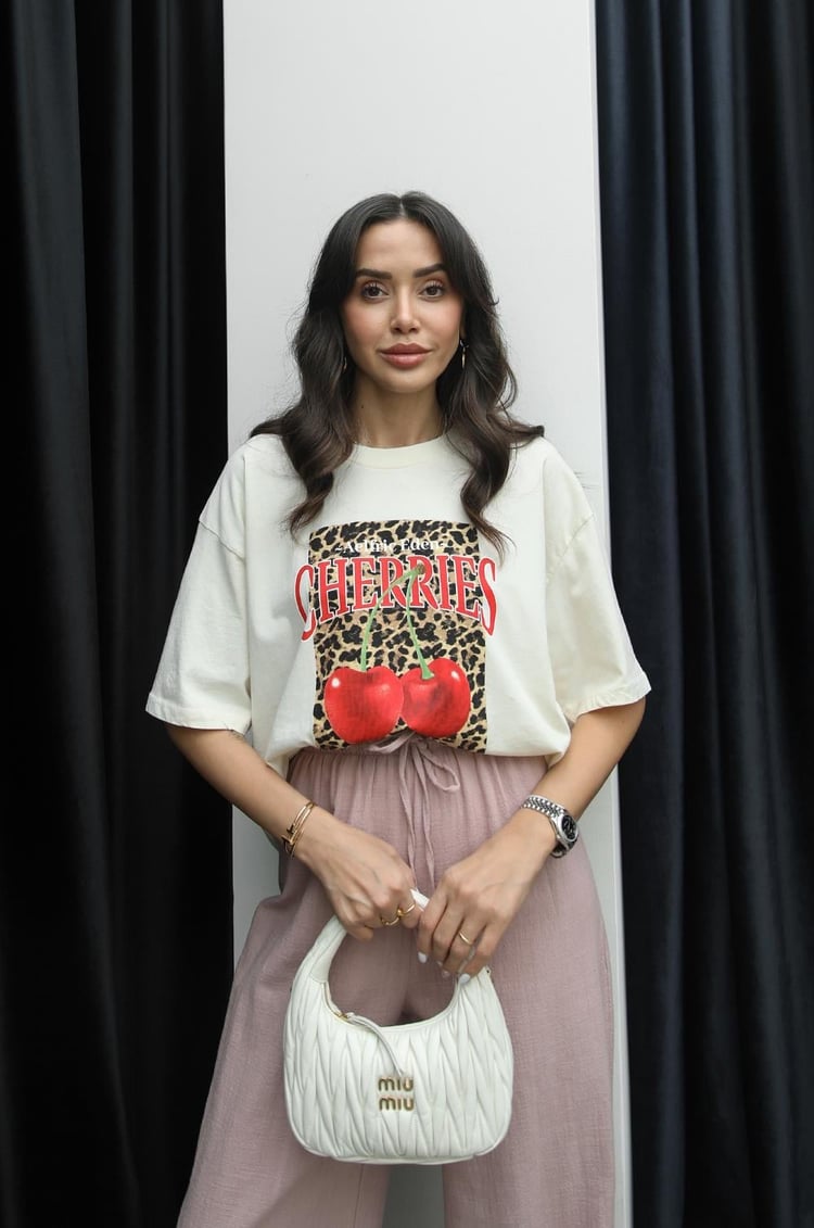 Cherries Baskılı Tişört