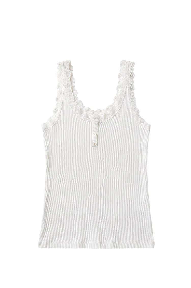 Ekru Chic Dantelli Atlet