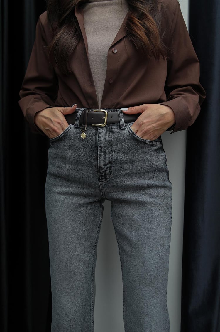 Gri Palma Flare Jean