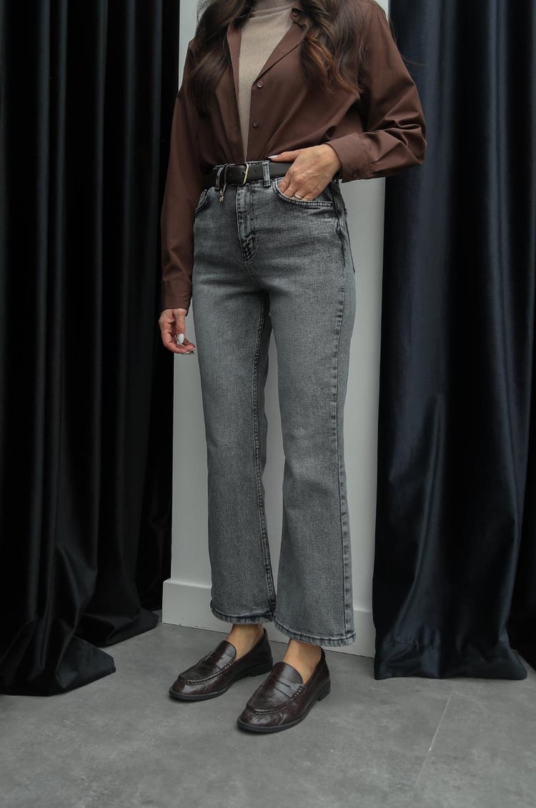 Gri Palma Flare Jean