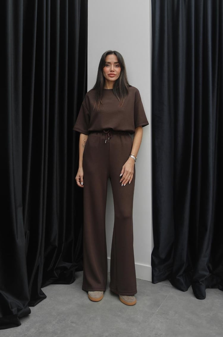 Kahverengi Darcy Modal Eşofman Takım