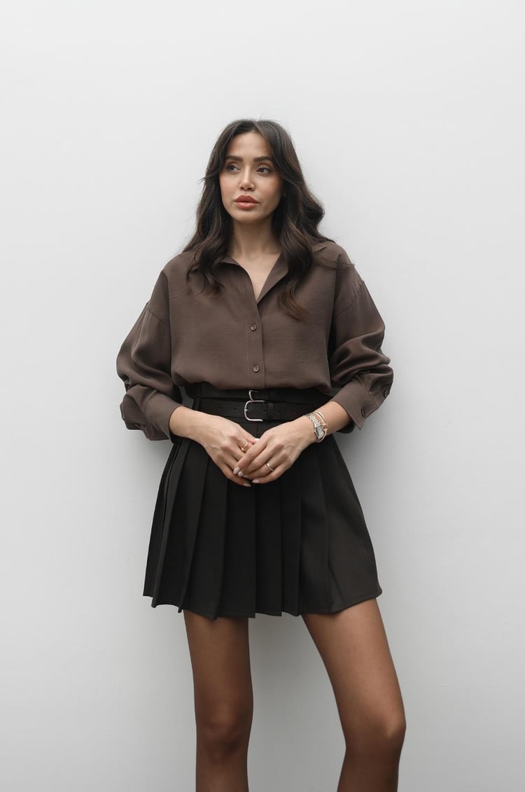 Kahverengi Oxford Gömlek