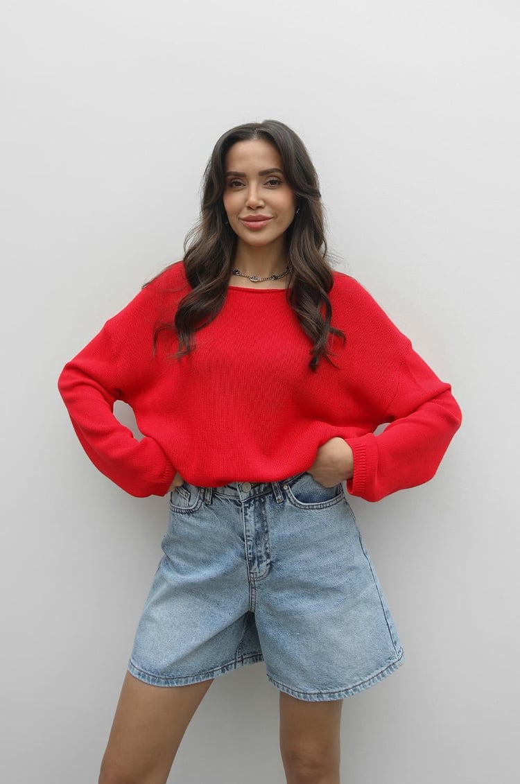 Kırmızı Bennet Triko