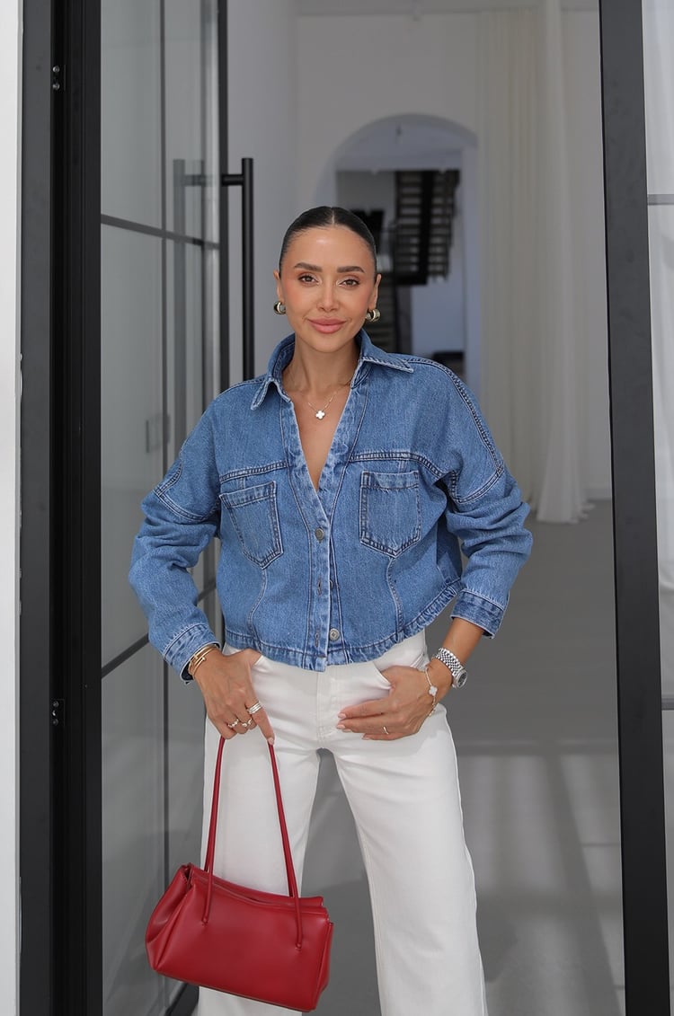Mavi Corto Denim Gömlek Ceket