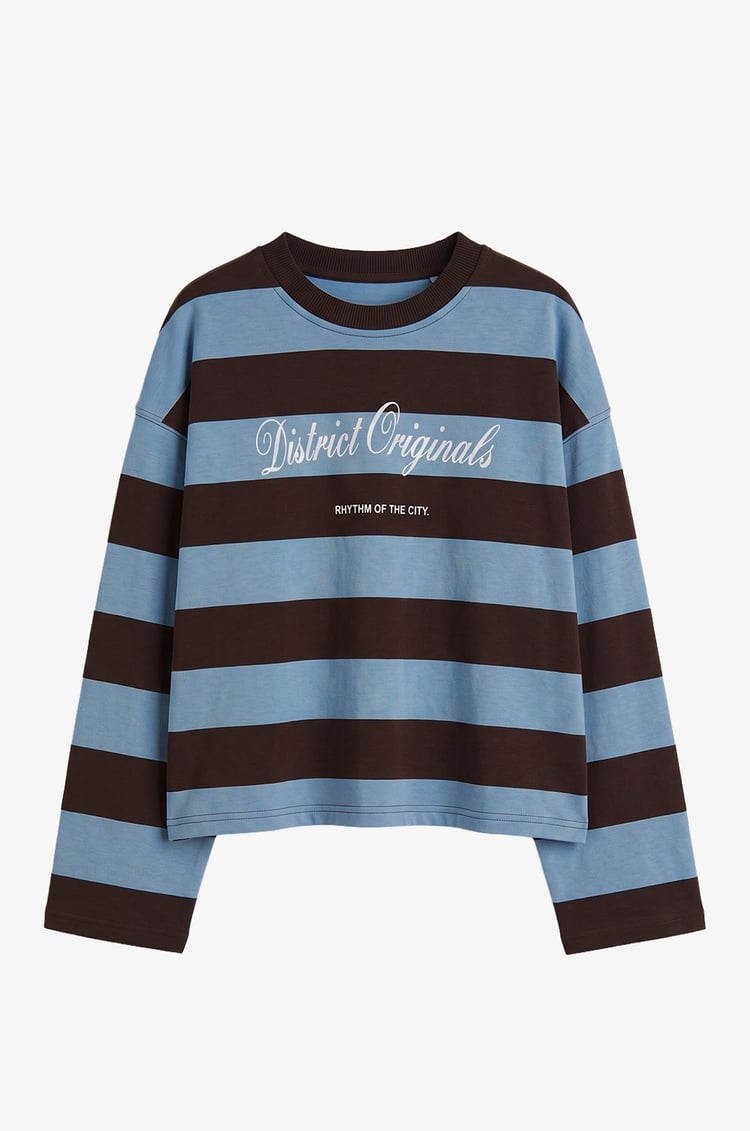 Mavi District Originals Baskılı Sweatshirt