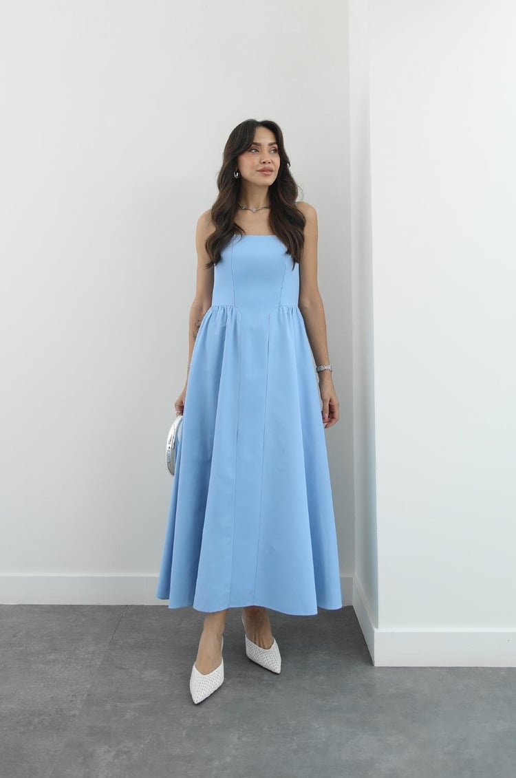 Mavi Miusa Midi Boy Elbise