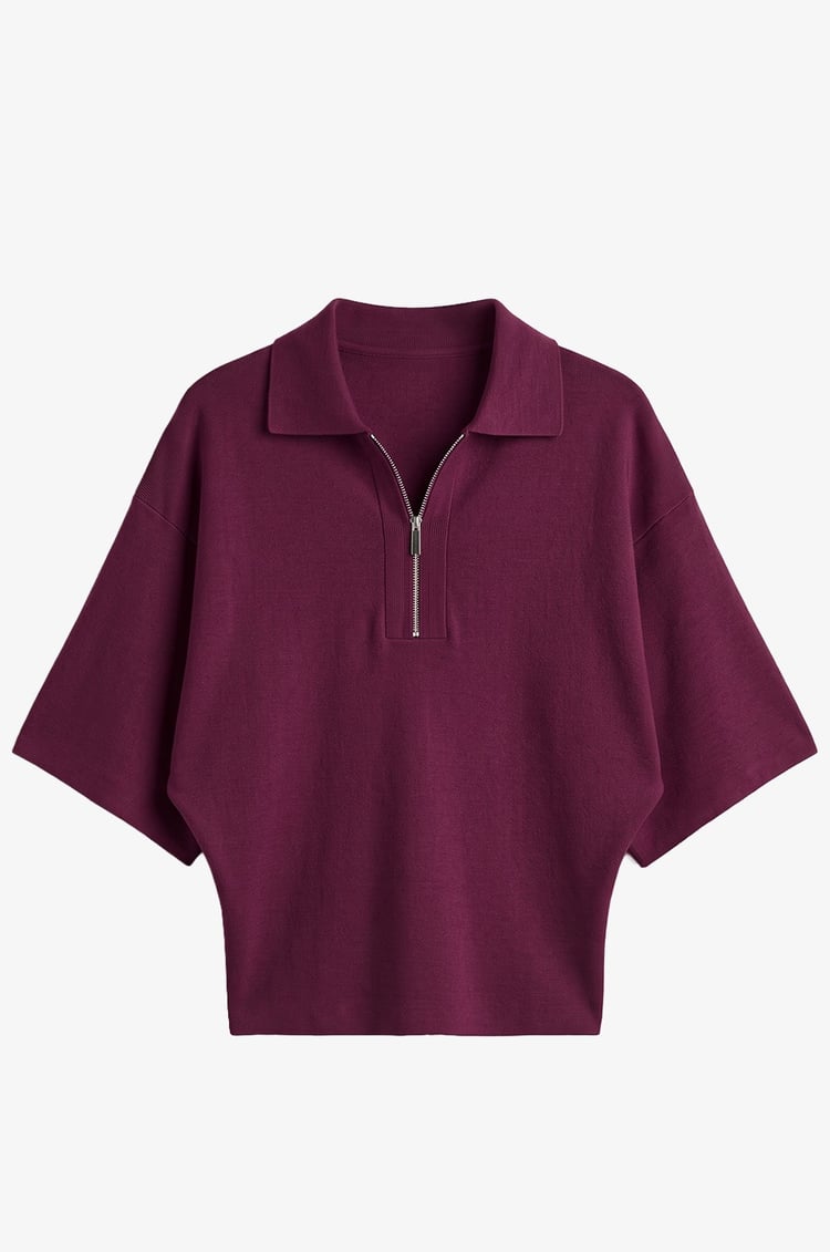 Mürdüm Loose Fit Polo Yaka Kazak