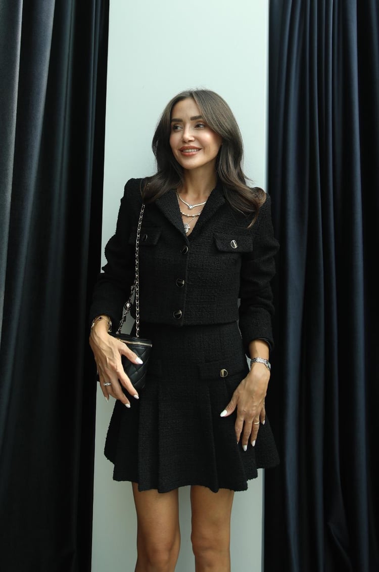 Siyah Blake Tüvit Takım