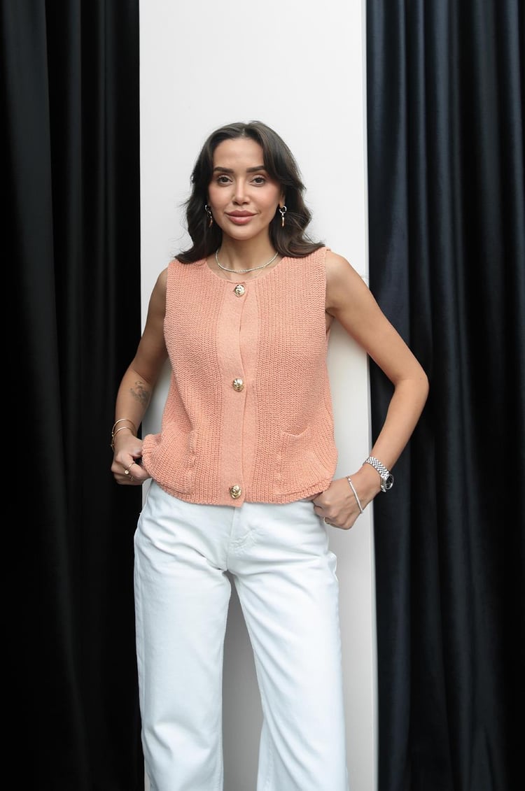 Somon Triko Bluz Yelek