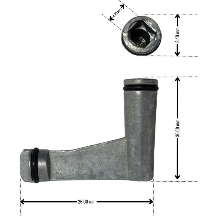 Vaillant Vuw Serisi Metal Kombi Su Doldurma Musluk Anahtar Kolu