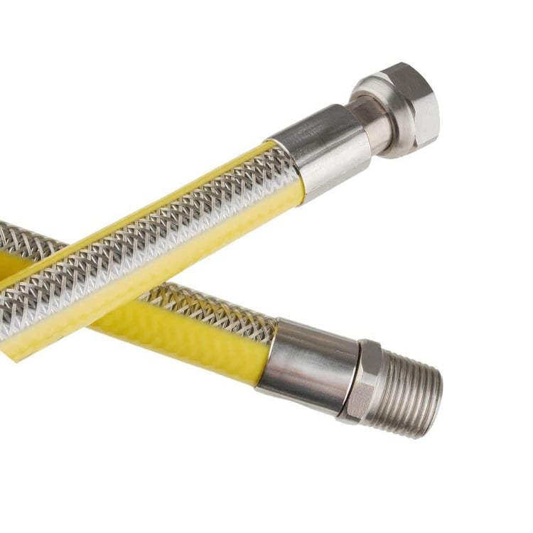 200 cm Doğalgaz Flexi Ocak Bağlantı Hortumu 1/2x1/2