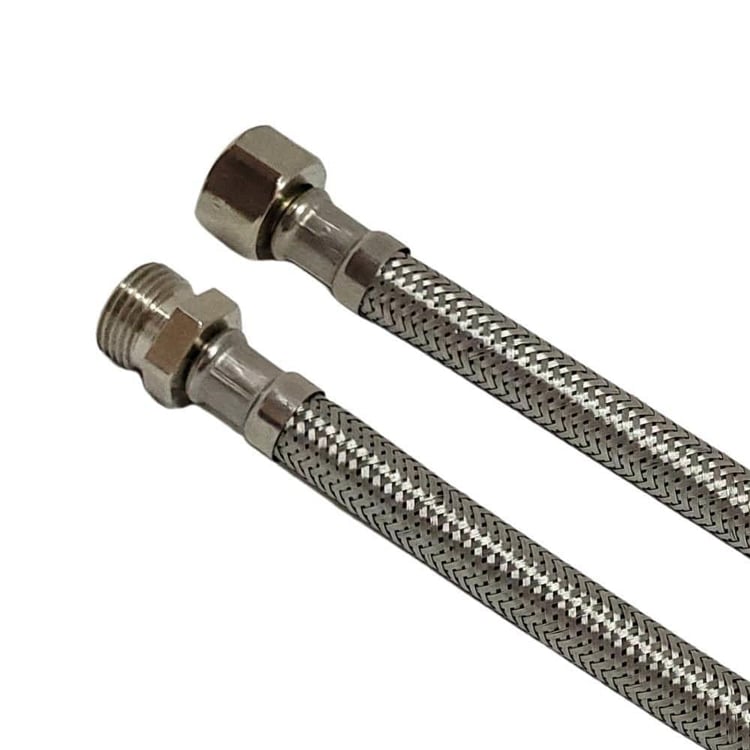 3/8x3/8 Nipelli 40 cm Su Bağlantı Flex Hortumu