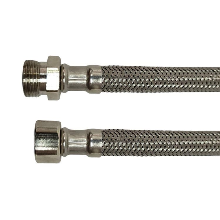 3/8x3/8 Nipelli 40 cm Su Bağlantı Flex Hortumu