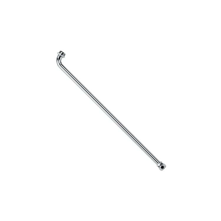 50 cm Dirsekli Pex Radyatör Bağlantı Borusu-Krom Uzatma Çubuğu