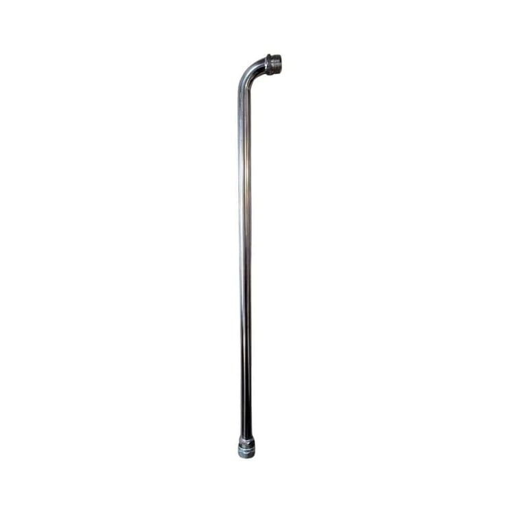 50 cm Dirsekli Pex Radyatör Bağlantı Borusu-Krom Uzatma Çubuğu