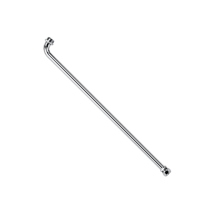 60 cm  Dirsekli Pex Radyatör Bağlantı Borusu-Krom Uzatma Çubuğu