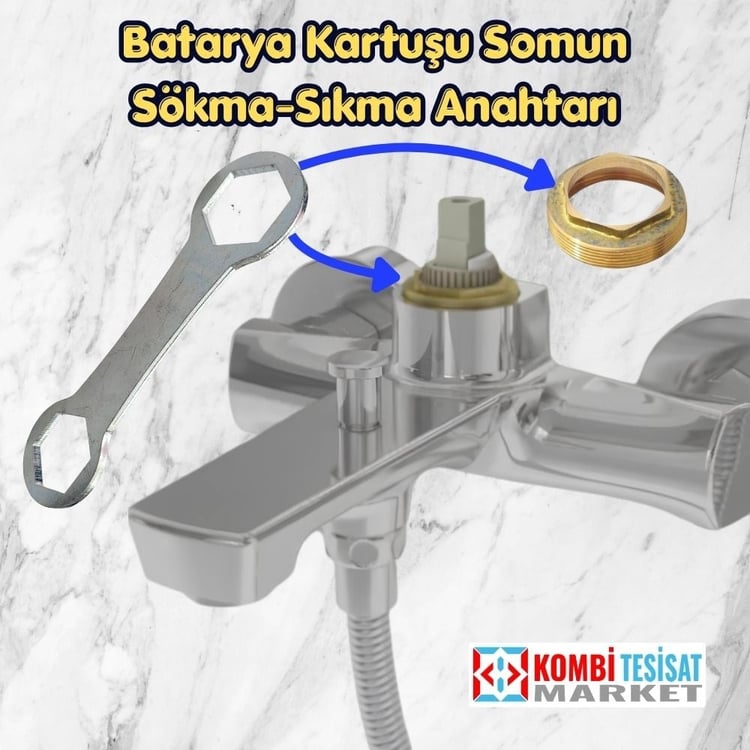 Batarya Kartuşu Somun Sökme ve Sıkma Anahtarı