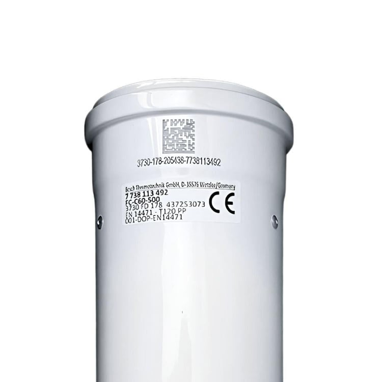 Bosch Baca İlave Borusu 50 cm-Yoğuşmalı