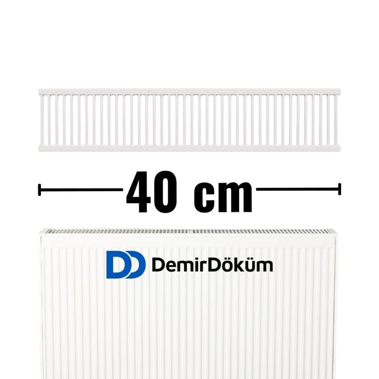 7231100401-Demirdöküm Panel Plus Tip 22 Radyatör Üst Kapak Izgarası 40 cm