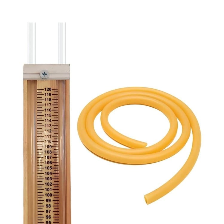Doğalgaz Test Aleti-Ahşap U Manometre-Hortumlu-120 mbar