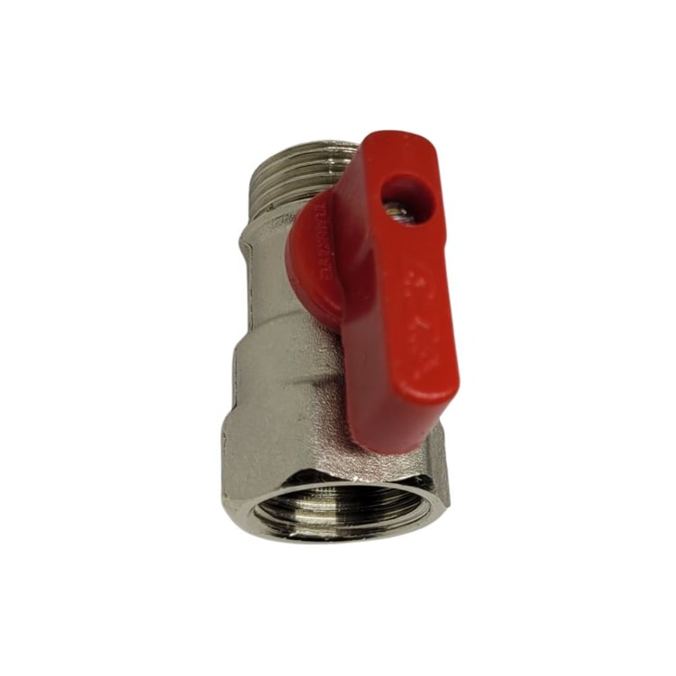 Eca 1/2 Mini Küresel Vana-Kırmızı