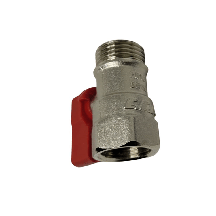 Eca 1/2 Mini Küresel Vana-Kırmızı