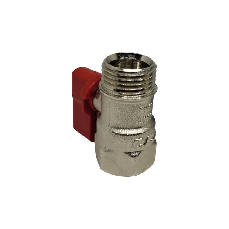 Eca 1/2 Mini Küresel Vana-Kırmızı