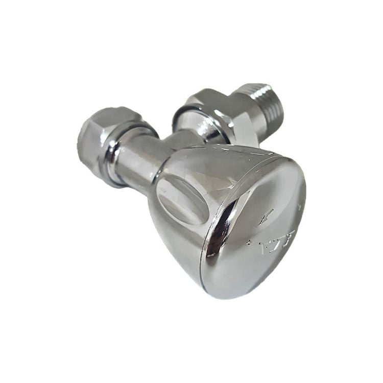 Eca RV3 Krom Pex Köşe Radyatör Vanası 1/2x16 mm