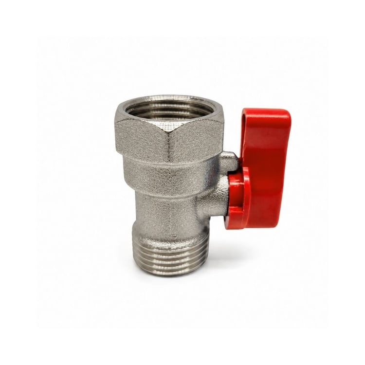Ekonomik Mini Küresel Vana 1/2 Kırmızı