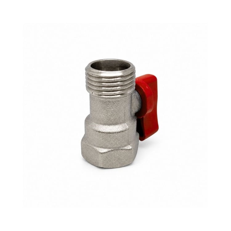 Ekonomik Mini Küresel Vana 1/2 Kırmızı