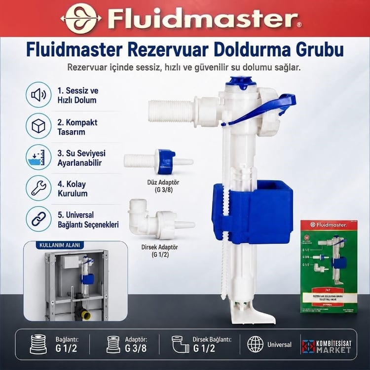 Fluidmaster Rezervuar Doldurma Grubu