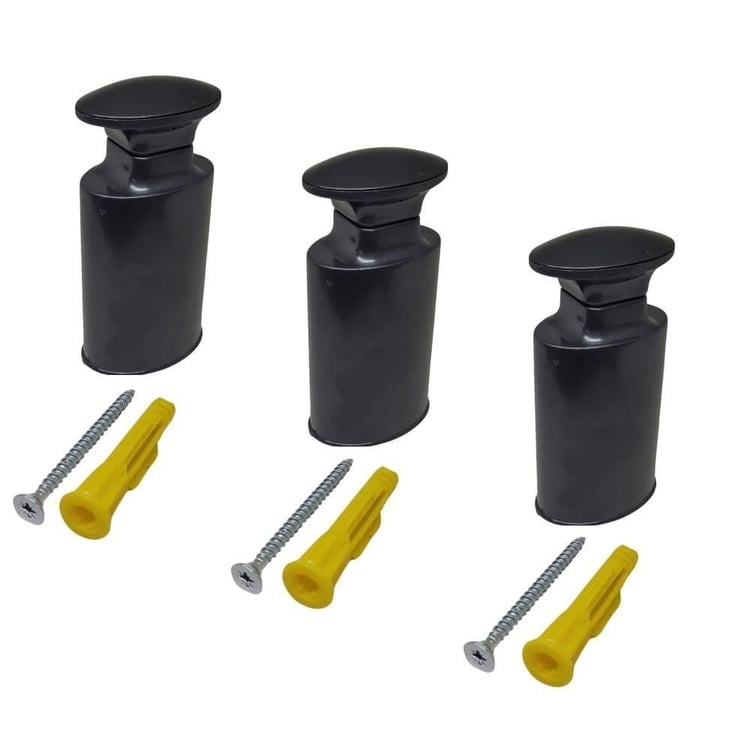 Havlupan Montaj Seti Oval Siyah